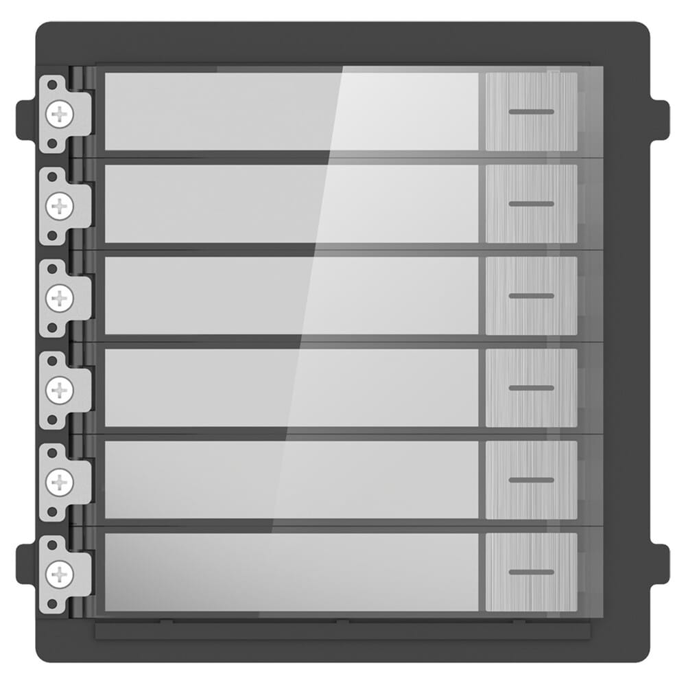 Modul Extensie HIKVISION DS-KD-KK/S 6 Butoane Gri