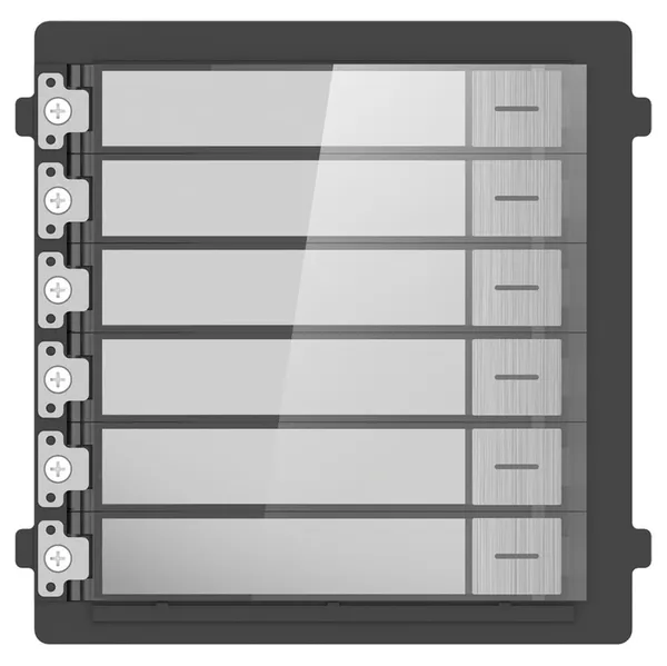 Modul Extensie HIKVISION DS-KD-KK/S 6 Butoane Gri