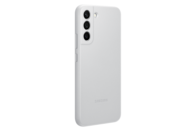 Husă SAMSUNG Galaxy S22 Plus Leather Cover Light Gray - imagine 2