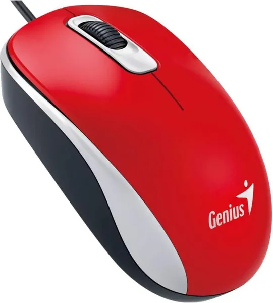 Mouse GENIUS DX110 Optic 1200dpi Roșu USB