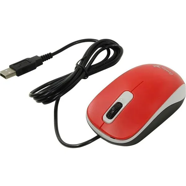 Mouse GENIUS DX110 Optic 1200dpi Roșu USB - imagine 2
