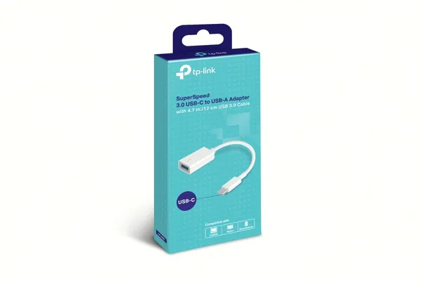Adaptor TP-LINK UC400 USB-C la USB 3.0 Alb - imagine 3