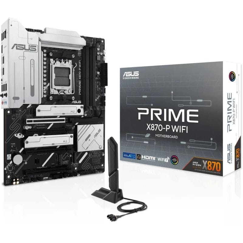 Placă de Bază ASUS Prime X870-P WIFI Socket AM5 DDR5 ATX