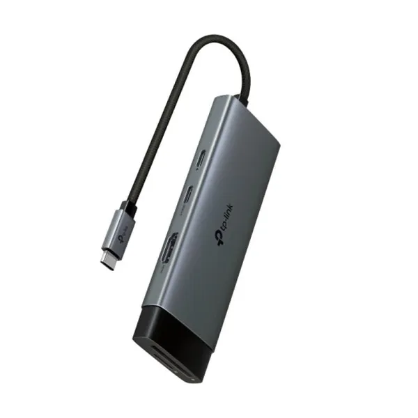 Hub USB-C TP-LINK UH7020C 7 Porturi HDMI 4K 60Hz PD 100W Gri