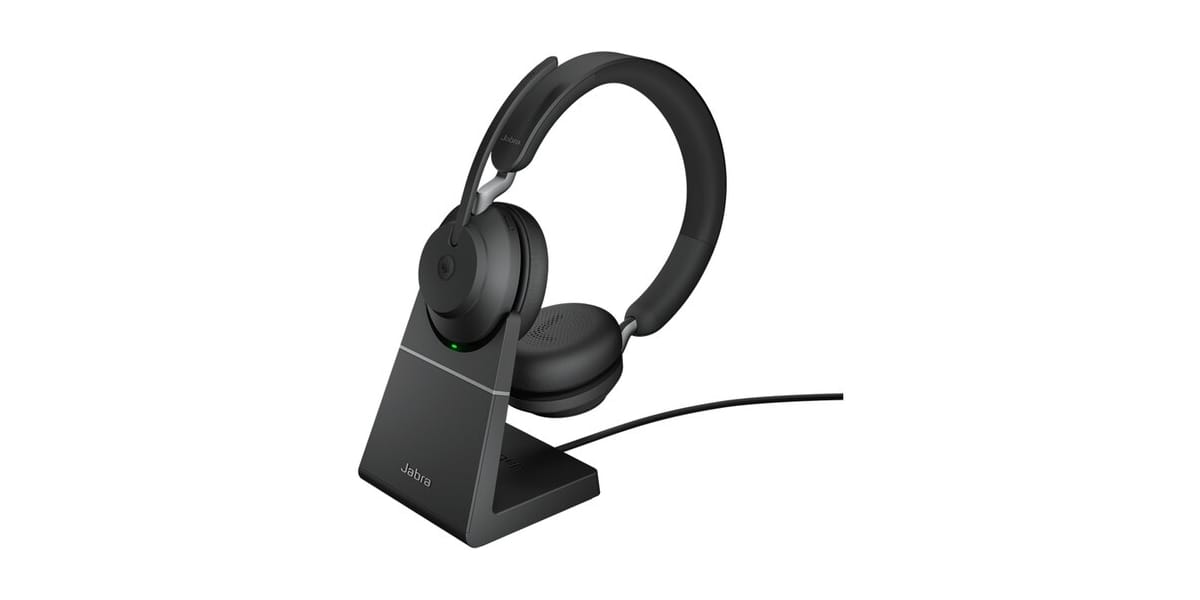 Cască JABRA Evolve2 65 Link380c MS Stereo Stand Negru