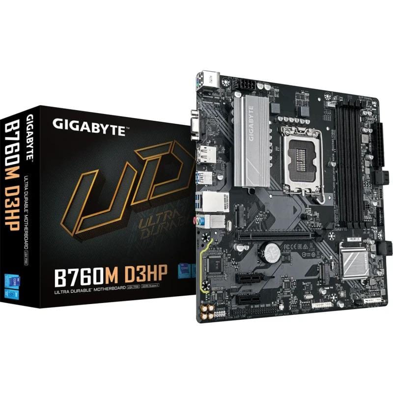 Placă de bază GIGABYTE B760M D3HP LGA1700 mATX DDR5