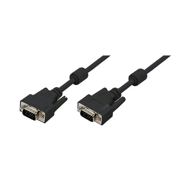 Cablu Video LOGILINK CV0017 VGA 15m Dublu Ecranat Negru