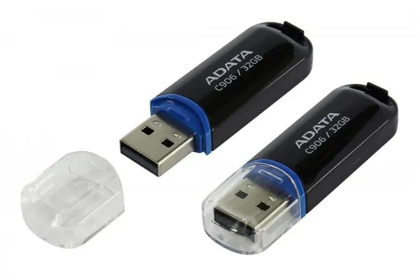 Memorie USB ADATA C906 32GB USB 2.0 Negru AC906-32G-RBK - imagine 2