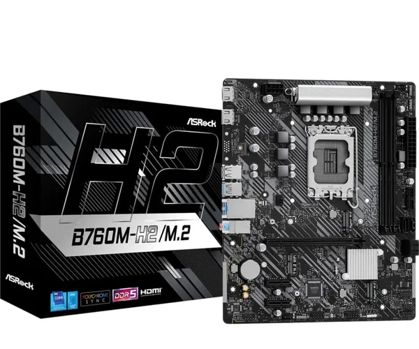Placă de bază ASROCK B760M-H2/M.2 Socket 1700 Micro-ATX