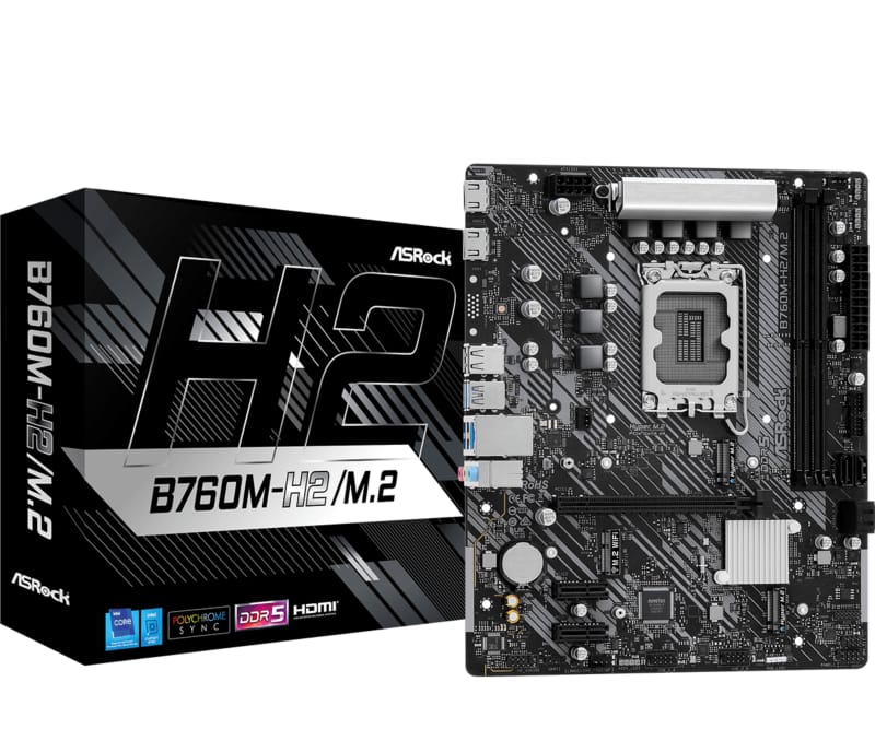 Placă de bază ASROCK B760M-H2/M.2 Socket 1700 Micro-ATX