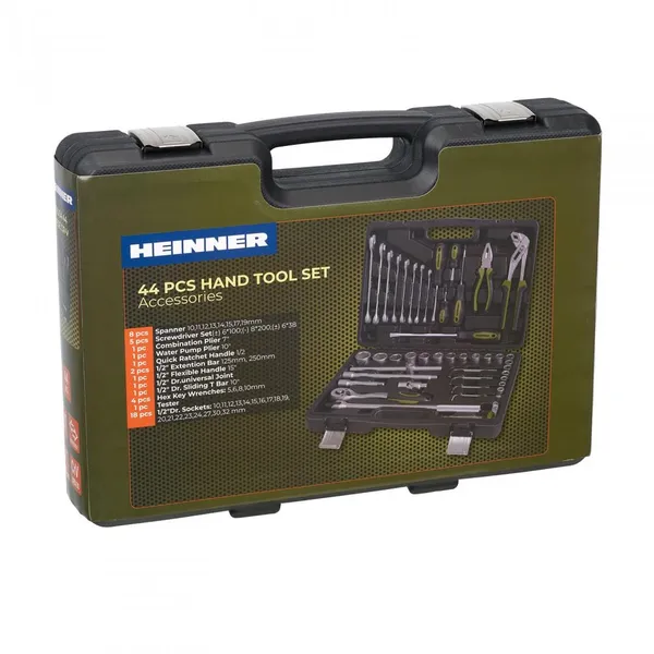 Trusă chei HEINNER 44 Piese 1/2 inch CR-V