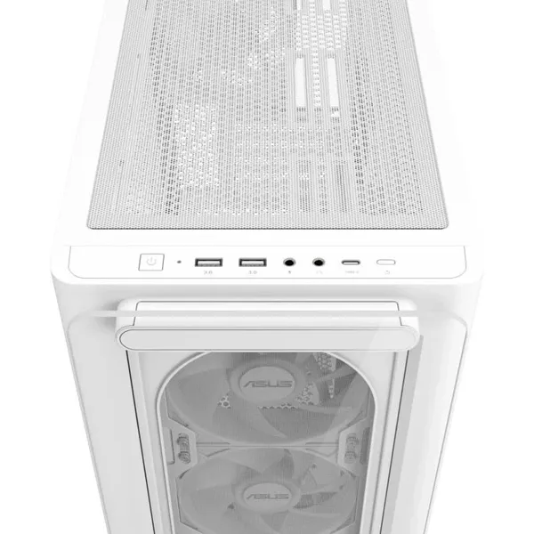 Carcasă PC ASUS A23 PLUS Mid Tower ARGB Alb - imagine 8