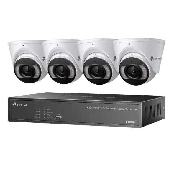 Kit Supraveghere TP-LINK VIGI NK4P-T4425-2T 4 Camere 4MP NVR PoE HDD 2TB - imagine 6