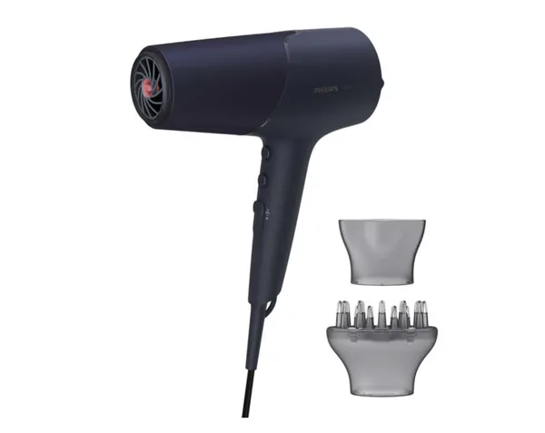 Uscător de păr PHILIPS BHD510/00 2300W ThermoShield Albastru - imagine 2