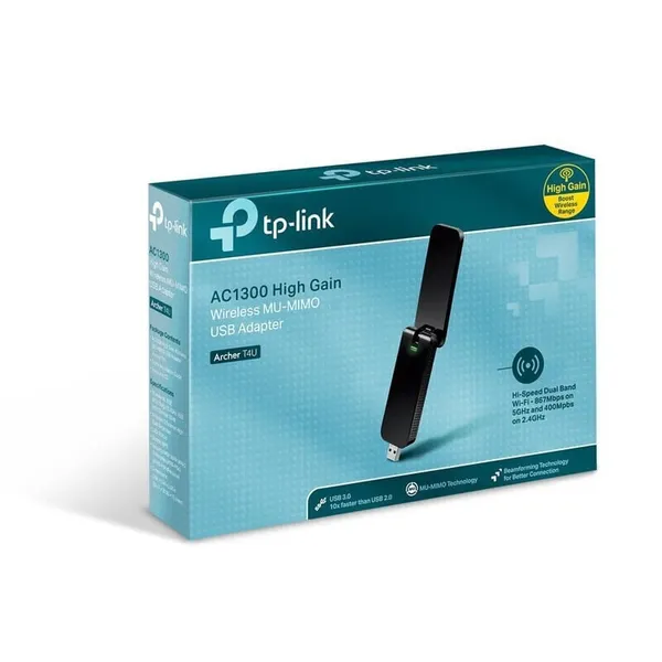 Adaptor Wireless TP-LINK Archer T4U AC1300 Dual-Band - imagine 2