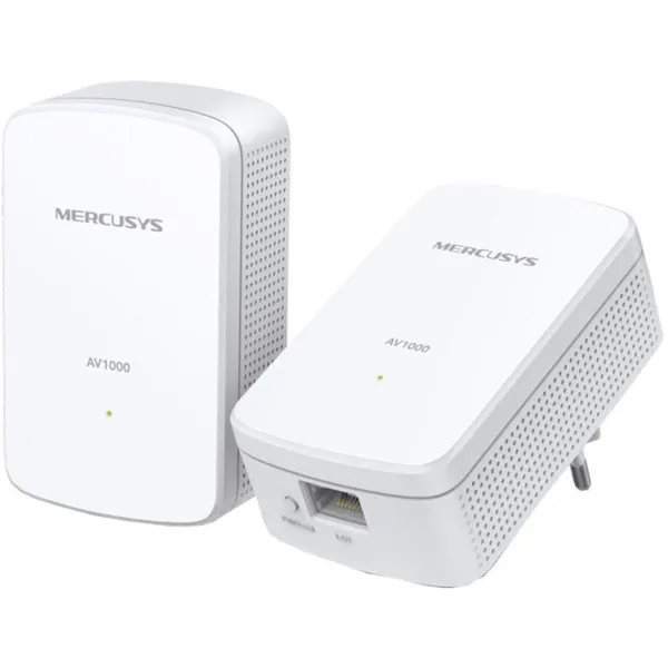 Kit Powerline MERCUSYS MP500 AV1000 Gigabit Alb - imagine 2