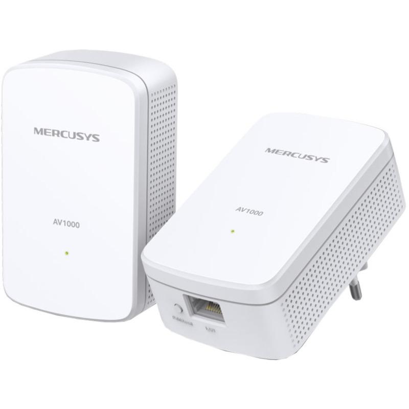 Kit Powerline MERCUSYS MP500 AV1000 Gigabit Alb - imagine 2
