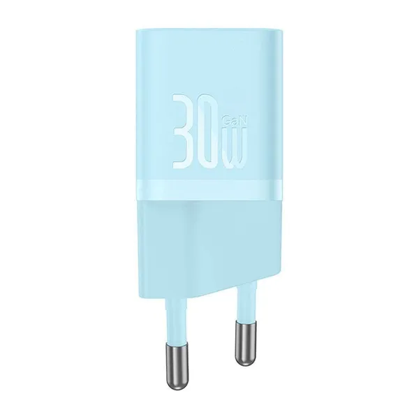 Încărcător rețea BASEUS Mini GaN5 30W USB-C Albastru CCGN070603