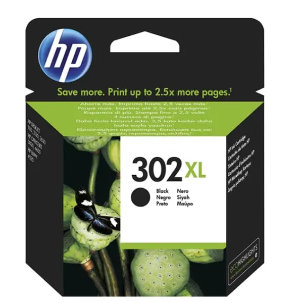 Cartuș Cerneală HP 302XL Black Original F6U68AE - imagine 2