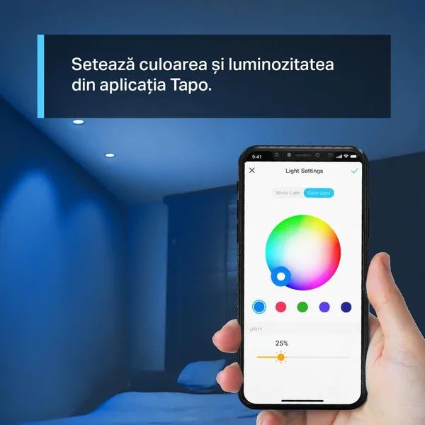BEC LED wireless TP-LINK - Tapo L630 2.9W Alb - imagine 5