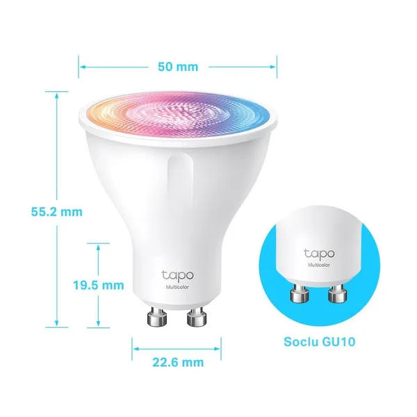 BEC LED wireless TP-LINK - Tapo L630 2.9W Alb - imagine 2