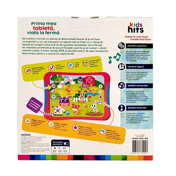 Jucărie Interactivă KIDS HITS Prima Mea Tabletă Viața la Fermă - imagine 15
