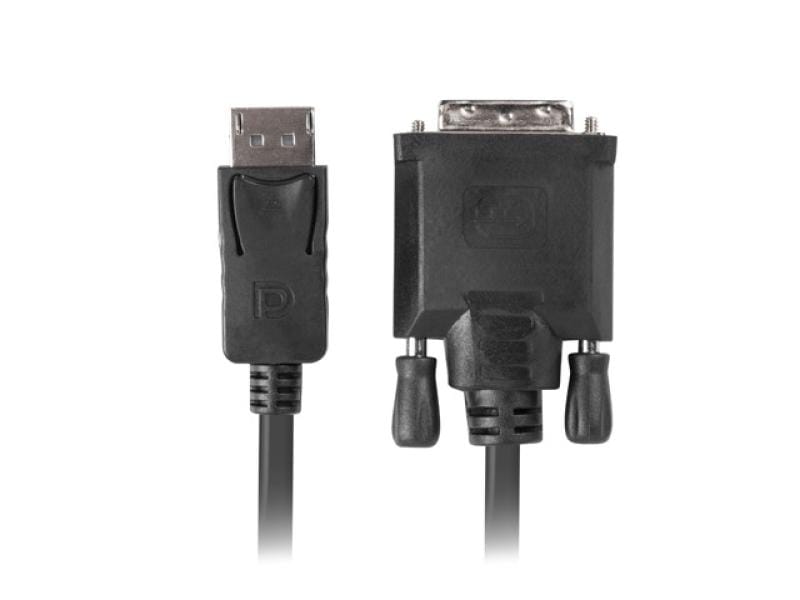 Cablu DisplayPort la DVI-D LANBERG 1.8 m Dual Link Negru