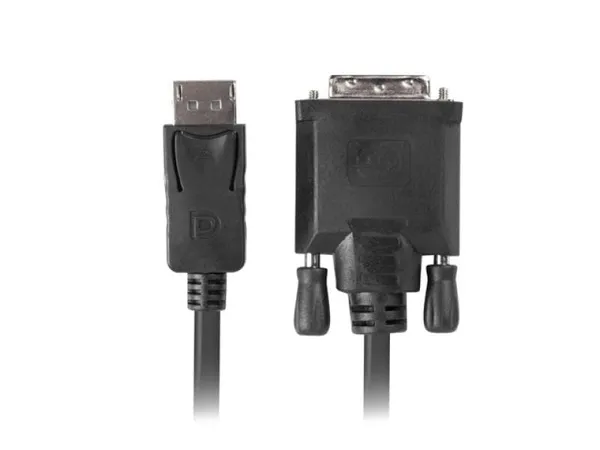 Cablu DisplayPort la DVI-D LANBERG 1.8m Dual Link Negru