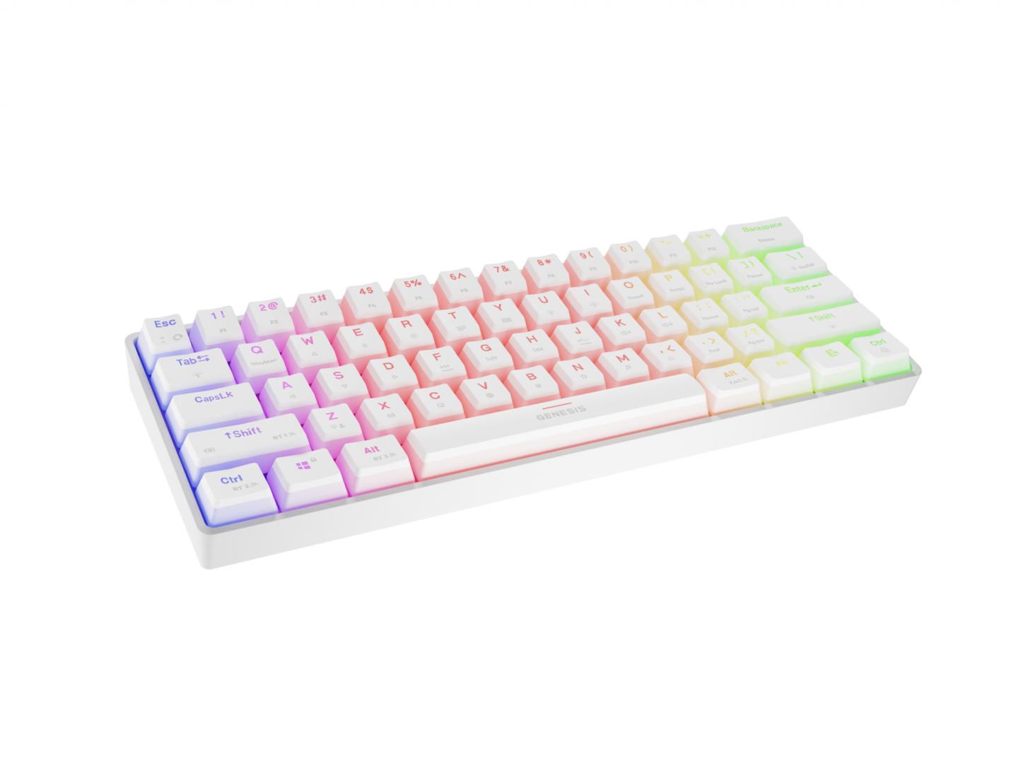 Tastatură GENESIS Thor 660 G2 Wireless Mecanică RGB Alb - imagine 4