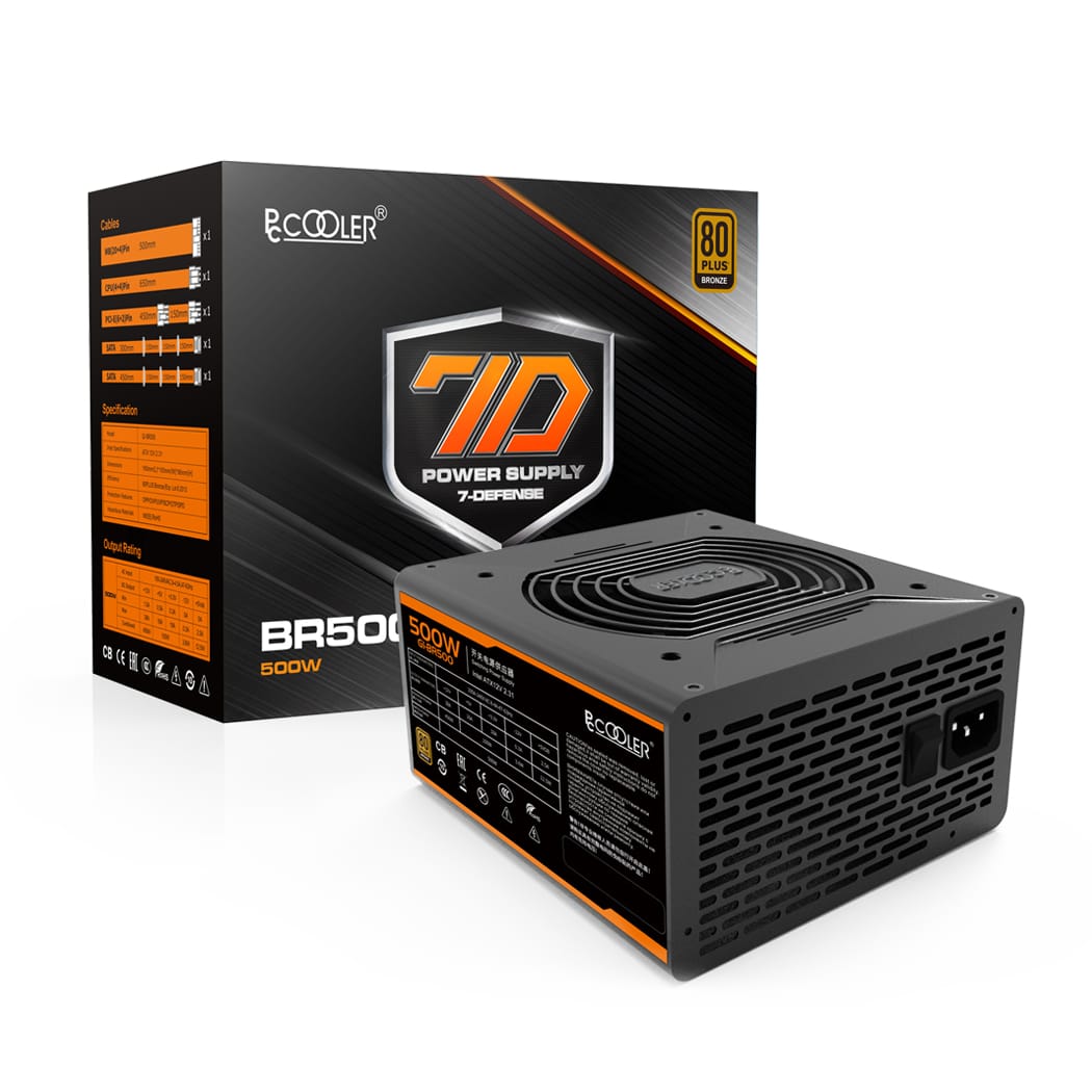 Sursă PC PCCOOLER GI-BR500 500W 80 Plus Bronze