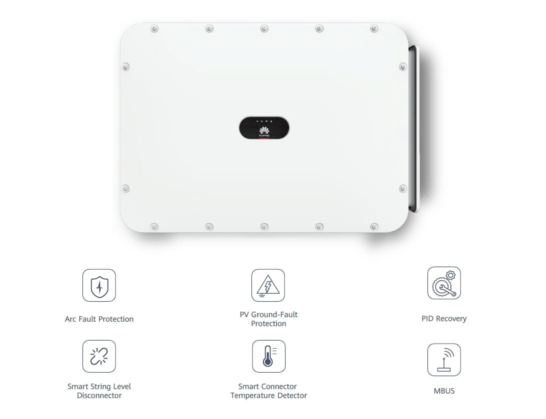 Inverter Solar Trifazat HUAWEI SUN2000-150K-MG0 Protecție DC Tip I și II