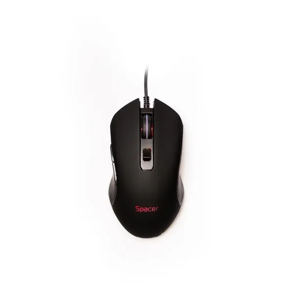 Mouse Gaming SPACER SP-GM-01 USB Negru 7200 DPI - imagine 2