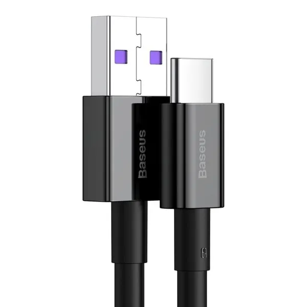 Cablu BASEUS CATYS-A01 USB-C 66W 2m Negru