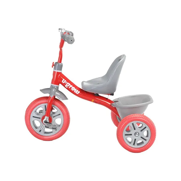 Tricicletă U-GROW Cu Pedale Roșie - imagine 2