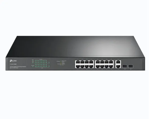 Switch TP-LINK TL-SG1218MP 18 Porturi Gigabit PoE+ 2 SFP Carcasă Metal - imagine 4