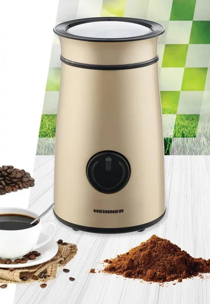 Râșniță electrică HEINNER Longold 150 150W Auriu HCG-150IXGD - imagine 3