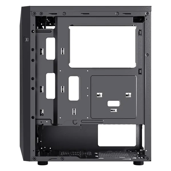 Carcasă PC SPACER WARRIOR Mid Tower Negru ATX - imagine 4