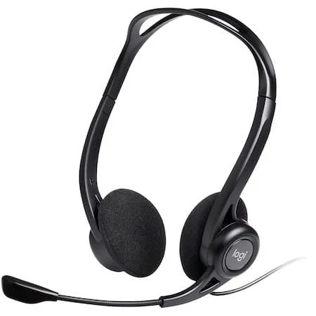 Casti PC LOGITECH PC 960 USB Negru 981-000100 - imagine 4