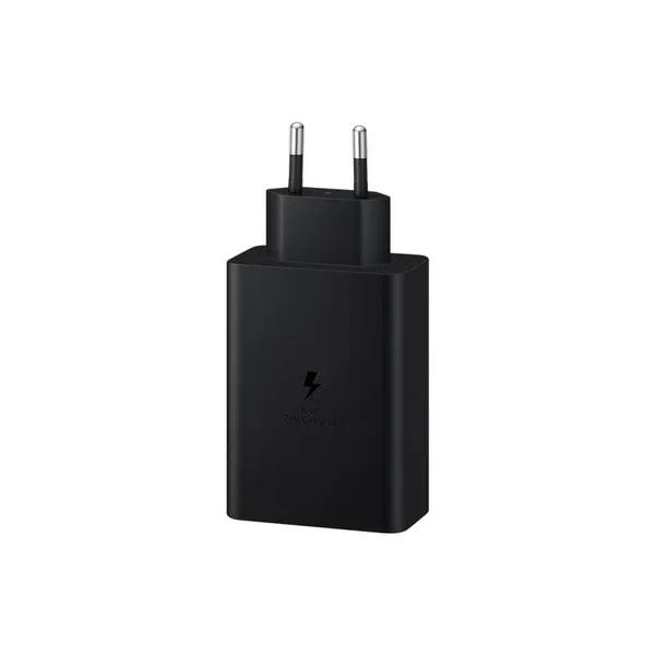 Încărcător SAMSUNG Power Trio 65W 2x USB-C 1x USB-A Negru - imagine 3