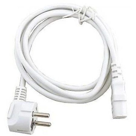 Cablu Alimentare GEMBIRD PC-186W-VDE 1.8m Schuko C13 10A Alb