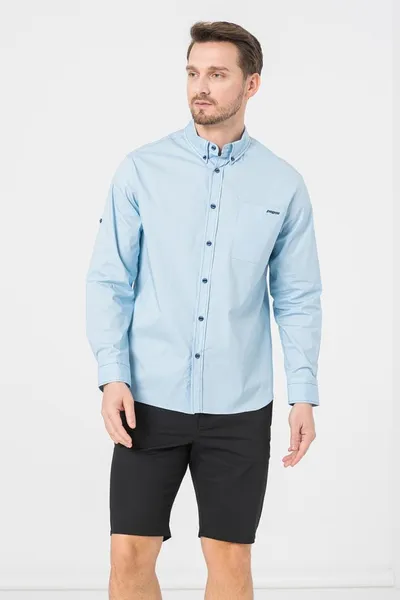 Cămașă Casual Bărbați Light Blue XL - imagine 1