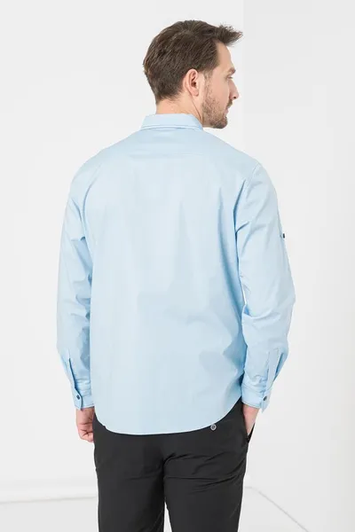 Cămașă Casual Bărbați Light Blue XL - imagine 3