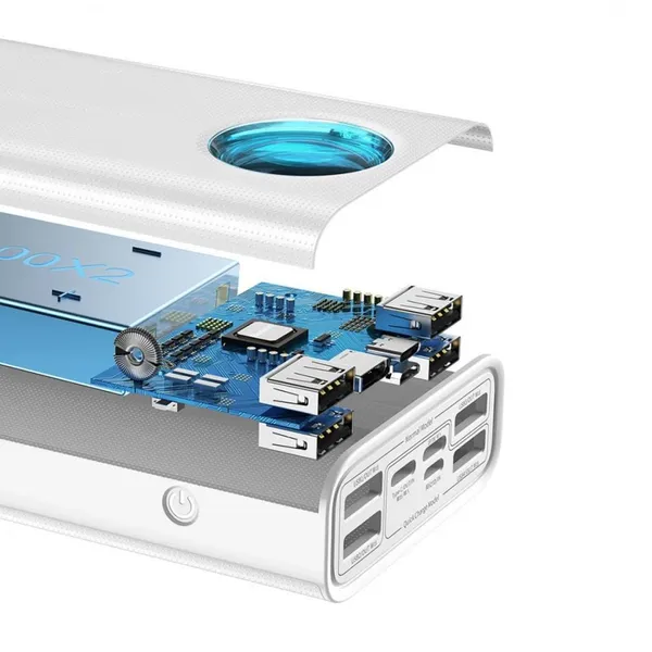 Baterie externă BASEUS Ambilight 30000mAh PD 65W Alb