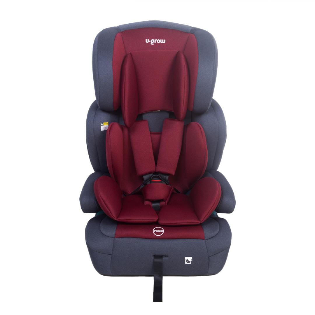 Scaun auto U-GROW 76-150cm R129 Isofix Roșu