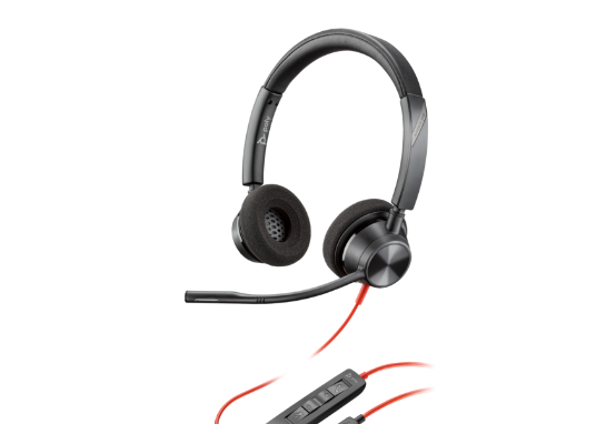 Cască Audio HP Poly Blackwire 3320 Stereo USB-C Negru