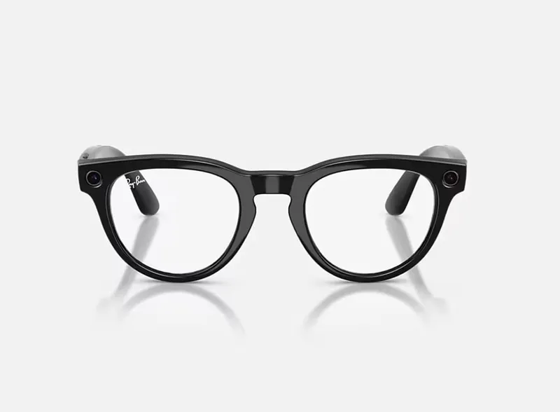 Ochelari Smart RAY-BAN Meta HEADLINER Low Bridge Fit Negru Lucios Transitions Gen 2 - imagine 3