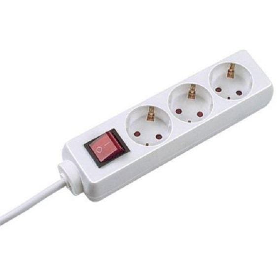 Prelungitor BACHMANN 3 Prize Schuko 3 m Alb