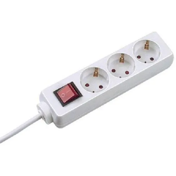 Prelungitor BACHMANN 3 Prize Schuko 3 m Alb