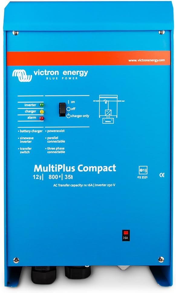 Invertor VICTRON ENERGY MultiPlus C 12/800 800VA VE.Bus - imagine 2