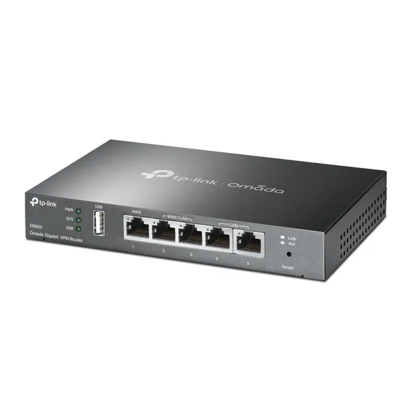 Router TP-LINK ER605 Omada Gigabit VPN V2 - imagine 2